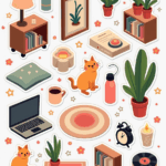 General Purpose Stickers -  Sheet v141